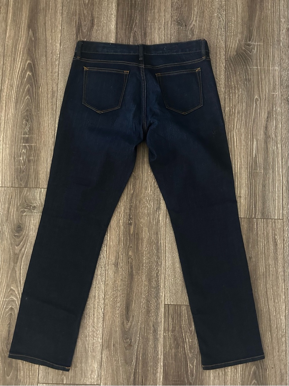Gap 1969 Real Straight Jeans Dark Wash Denim Women’s 32 - Picture 4 of 5